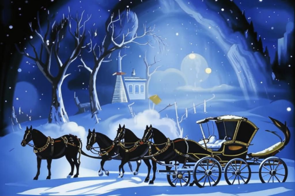 «Чуть мерцает призрачная сцена...»