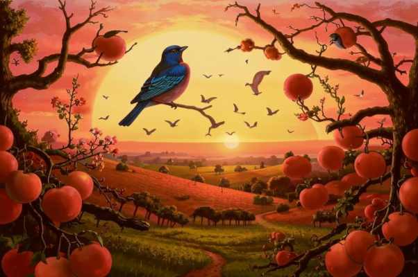 «Янтарных персиков румянец...»