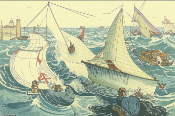 «Разрывы круглых бухт, и хрящ, и синева...»