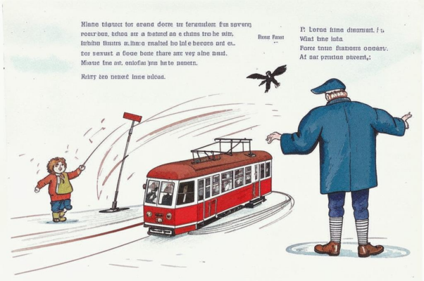 Все в трамвае