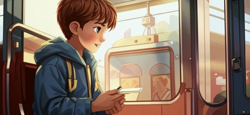 Мальчик в трамвае
