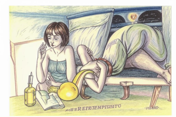 «— Нет, не мигрень, — но подай карандашик ментоловый, — ...»