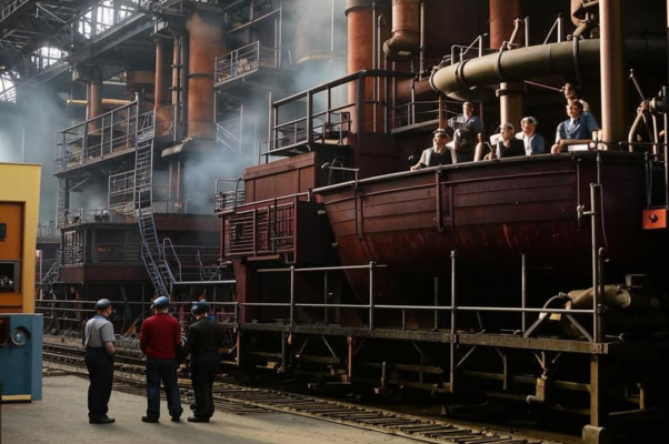 «Под дымным вымпелом корабль кирпичный...»