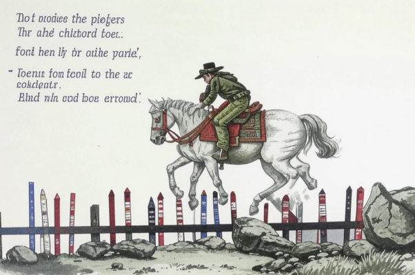 «Столб полосатый, всадник, камень...»