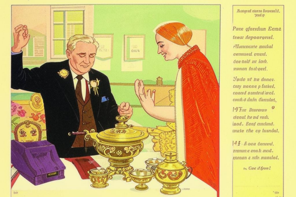 «Торгую нынче золотым товаром...»