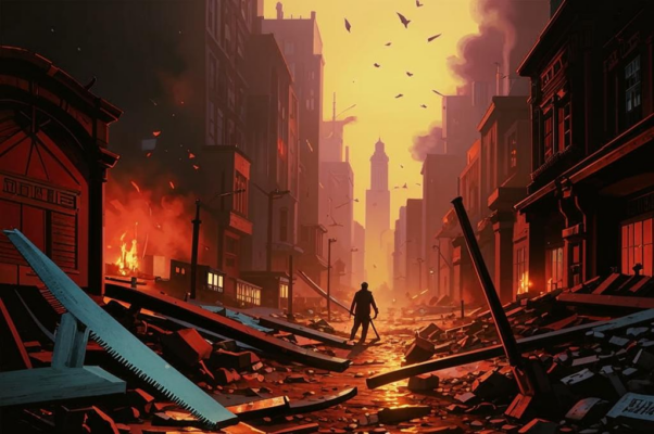 «Как пилами пополам бревна...»