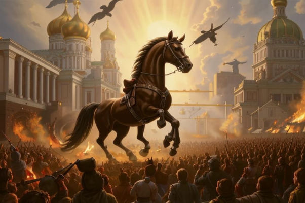 «Толпы, толпы, как неуемные рощи...»