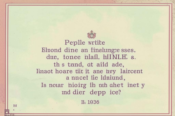 «Люди пишут, а время стирает...»