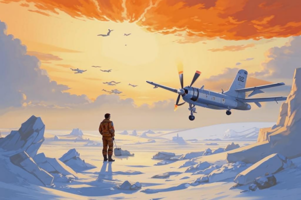 «Над тундрой сибирской гудит самолет...»