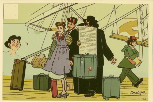 «Ровно / За десять / Минут / До отхода...»