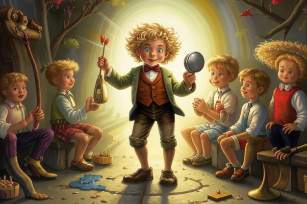 «Утром / Тихонько / Пришел / Паренек...»