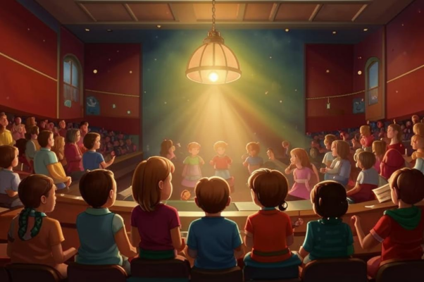 В театре для детей