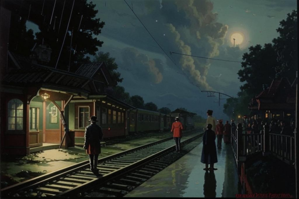 В поезде («Я. Годин…»)