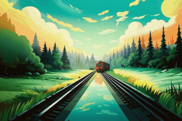 «Опять несет нас паровоз...»