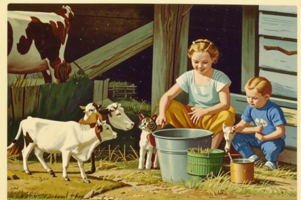 Детишкам-молочишко