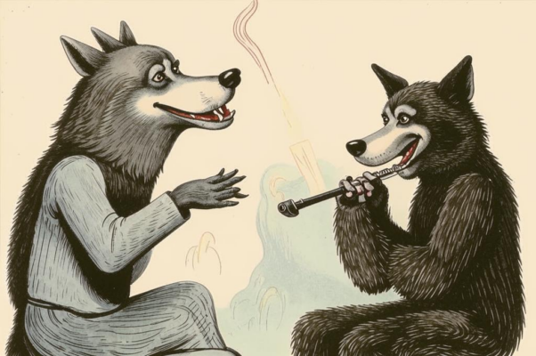 Веселье («Стали волк с козою петь…»)