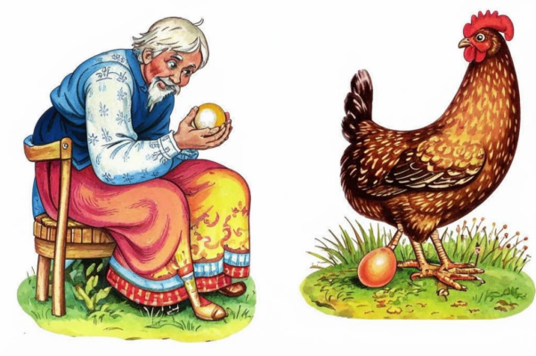 Курочка ряба и десять утят