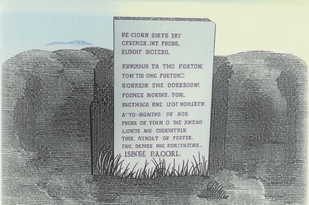 О памятнике, воздвигнутом Бернсом на могиле поэта Роберта Фергюссона