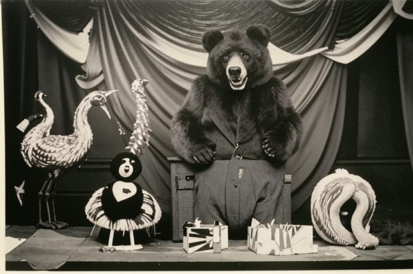 Медведь, гиена и утка