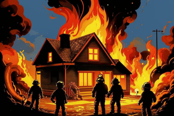Пожар («Пожарный номер: ноль-один…»)