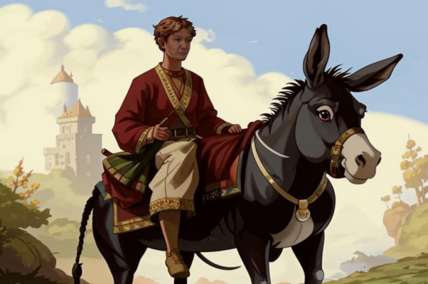 Мельник, мальчик и осел