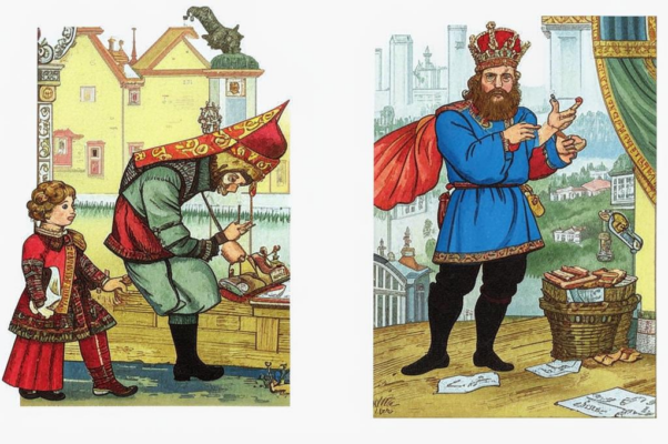 Сказка про царя и про сапожника