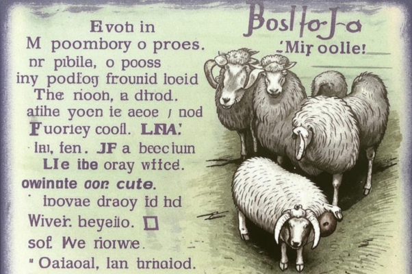 Элегия на смерть моей овцы, которую звали Мэйли