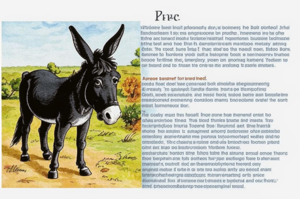 Осел и конь