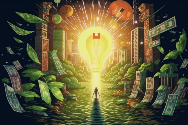 Вдохновенная речь / про то, / как деньги увеличить / и уберечь