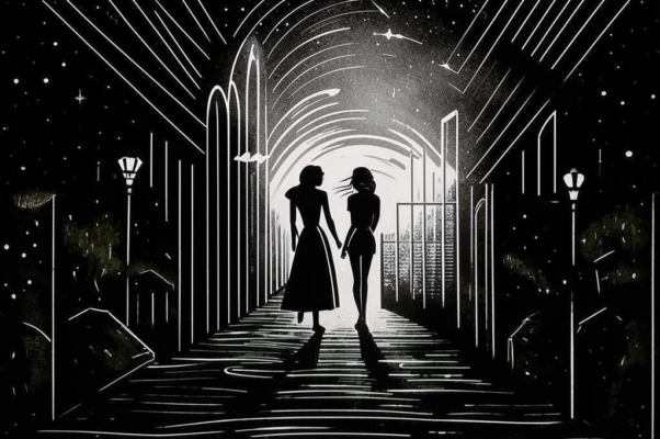 Любовь («Может,/ может быть,/ когда-нибудь/ дорожкой зоологических алле…»)