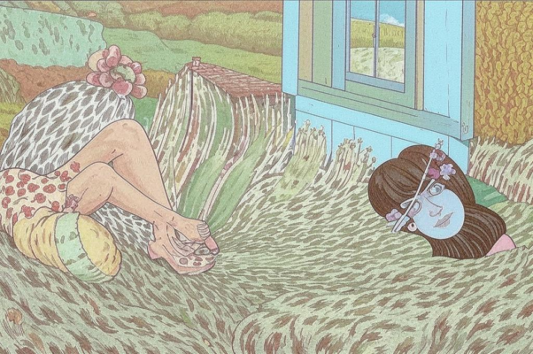 Любовь («Мир/ опять/ цветами оброс…»)