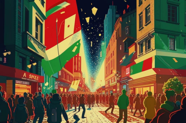 Ночь («Багровый и белый отброшен и скомкан…»)