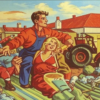 Работникам стиха и прозы, / на лето едущим в колхозы