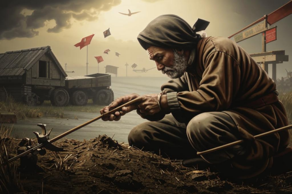 Твердые деньги — / твердая почва для смычки / крестьянина и рабочего