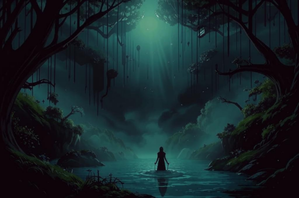 «В келье у ели позатынной...»