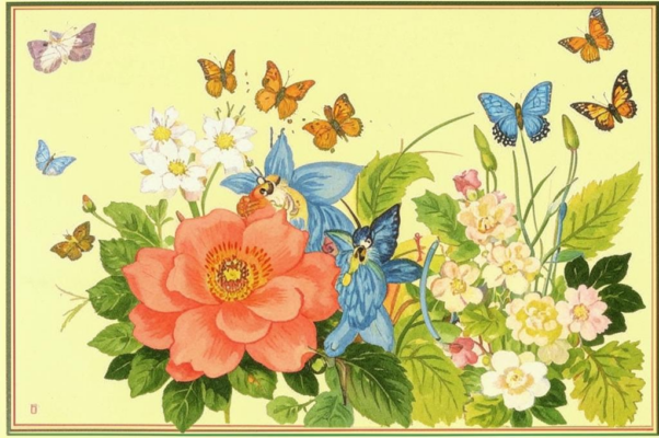 «Когда б, цветам подобно, раскрывать...»