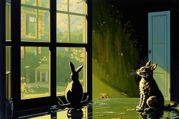 «Метнулась пугливой кошкой...»