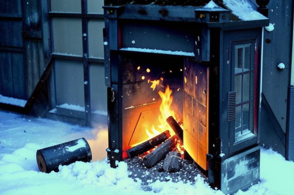 «Опять я у печки дымной...»