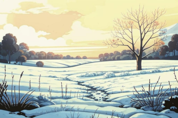 «Смотри, смотри: еще вчера под снегом...»