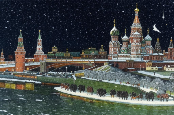 «На Москва-реке, по-за Москва-рекой...»