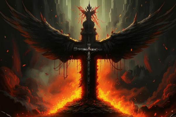 Мой демон («В безумья лике я.  Весь мир ― два дики…»)