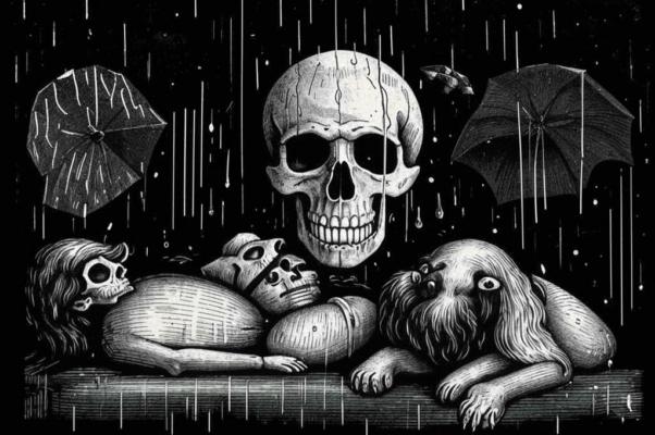 С двух концов стола