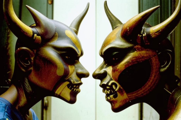 «Две половинки странной головы...»