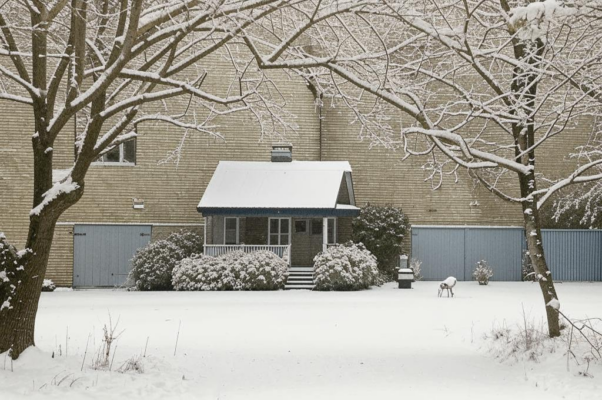 «Снег. Дом. Двор ...»