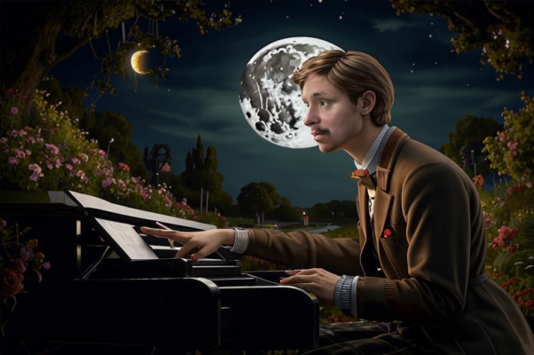 «Над звонким телом рояля...»