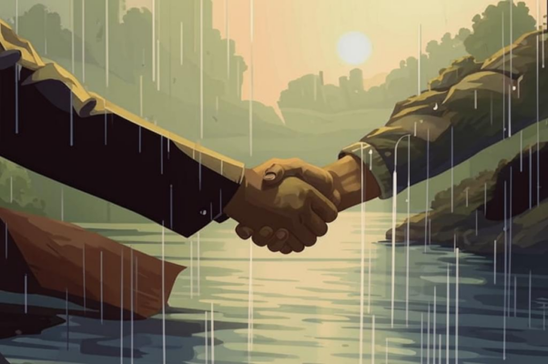 «О тихий бег реки, / Когда, отчалив...»