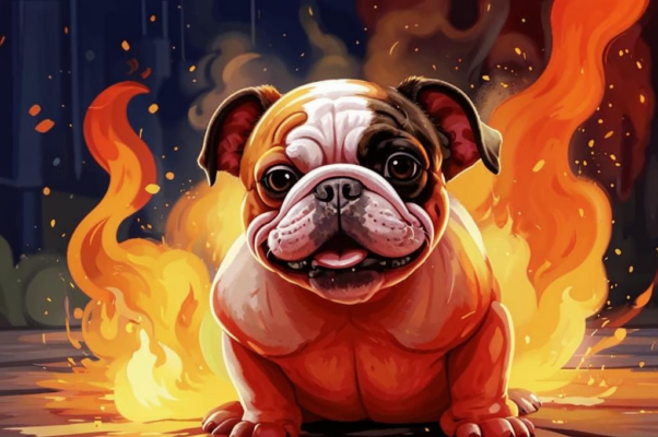 Мокрый щенок