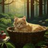 Малиновая кошка