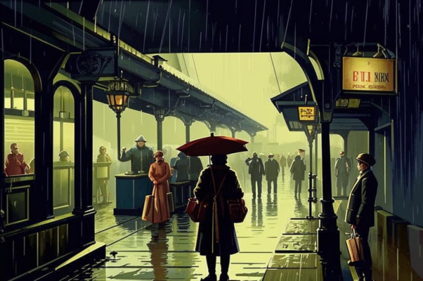 Письмо («Захотелось писать письмо на вокзале, …»)