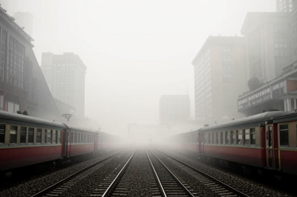 Уходящие поезда